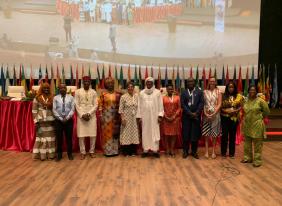 AU/CIEFFA staff and partners group picture at the 3rd African Girls Summit