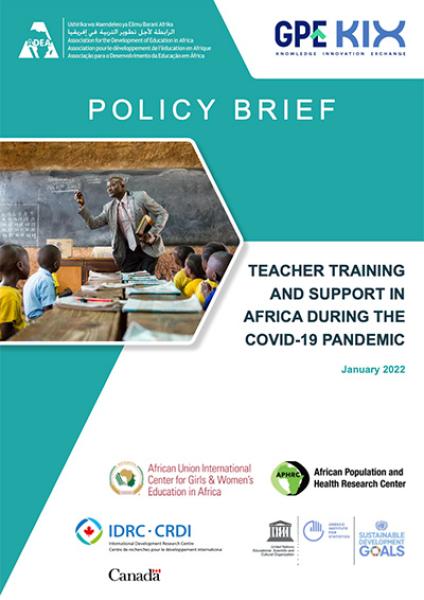 teacher training and support in Africa during the COVID-19 pandemic