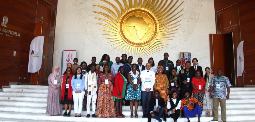 Group photo at the fifth African Union CIEFFA Alumni Training, Addis Ababa, Ethiopia